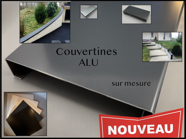 COUVERTINE ALU SUR MESURE