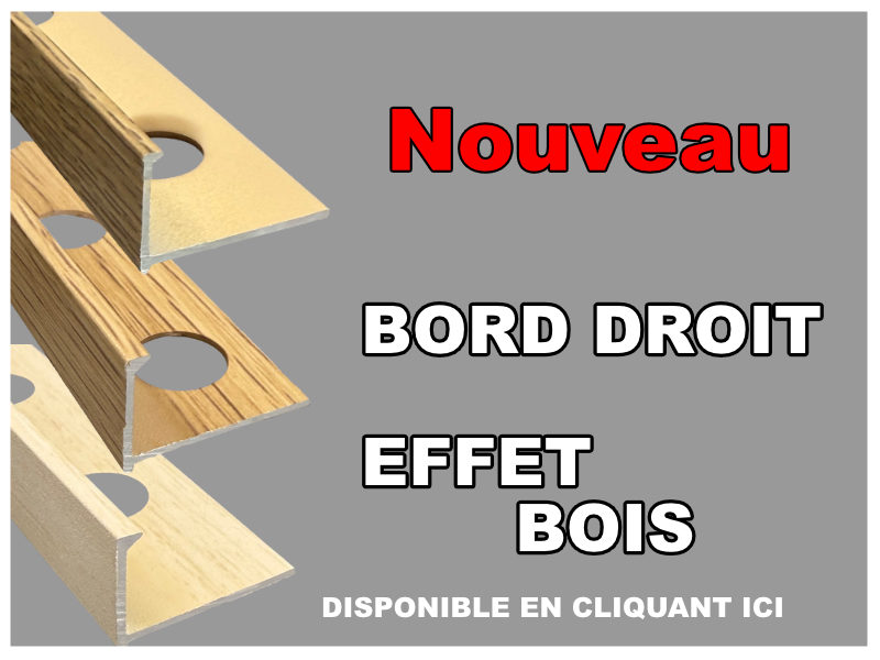 NOUVEAU CHANT DROIT EFFET BOIS