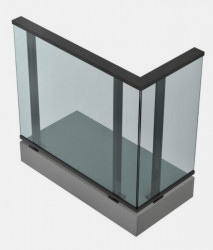 GARDE COPRS EN VERRE EXTERIEUR ALUMINIUM