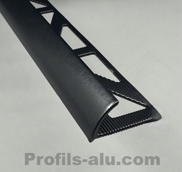 BORD ARRONDI LAQUE NOIR