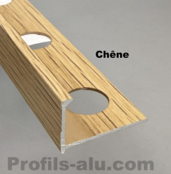 Bord droit alu EFFET BOIS
