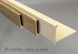 Bord droit alu EFFET BOIS