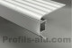 NEZ DE MARCHE  RAPPORTÉ LED 45x30 mm ALU OU NOIR