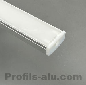 PROFIL ALU POUR RUBAN LED CAPUCHON