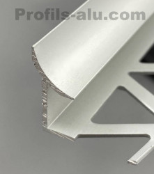 Profil joint d'angle rentrant alu anodisé