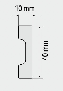 SCHEMA PLINTHE Polystyrène HD 40 mm