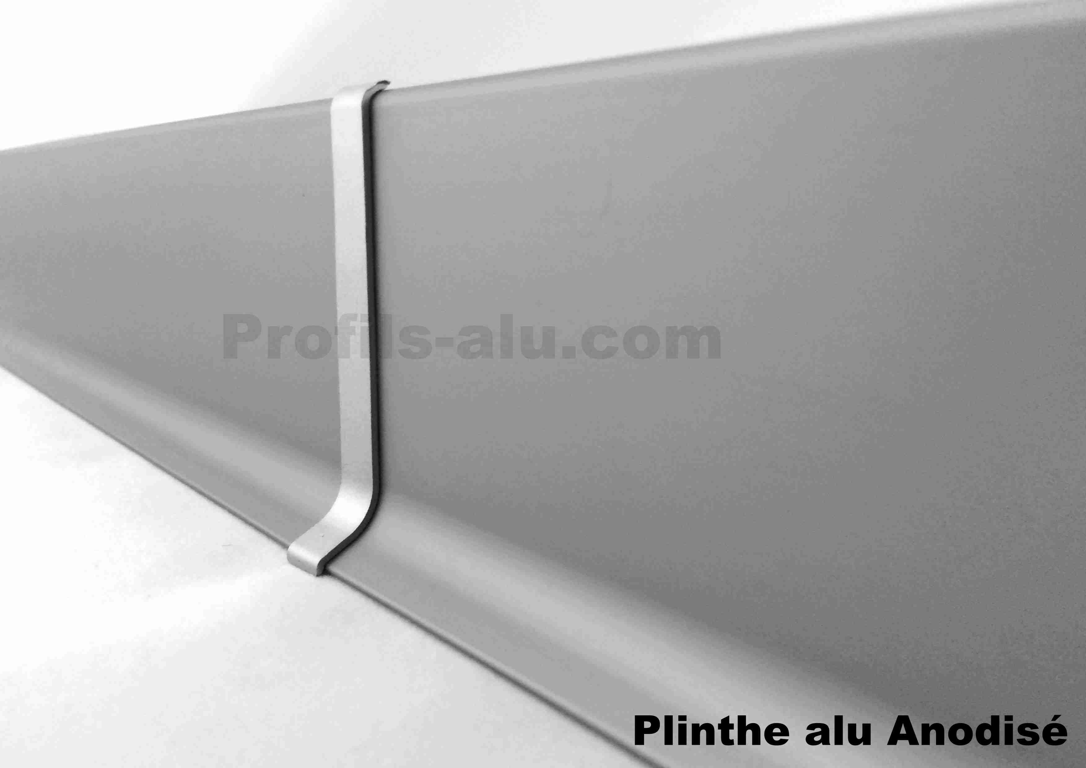 80 mm FUCHS Plinthe aluminium 125 MÉTRE Hauteur