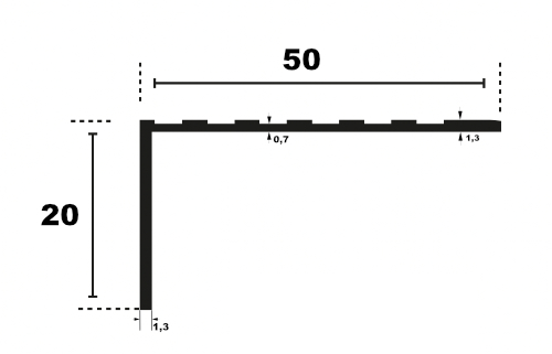 NEZ DE MARCHE 50x20 SCHEMA
