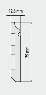 SCHEMA PLINTHE Polystyrène HD 79 mm